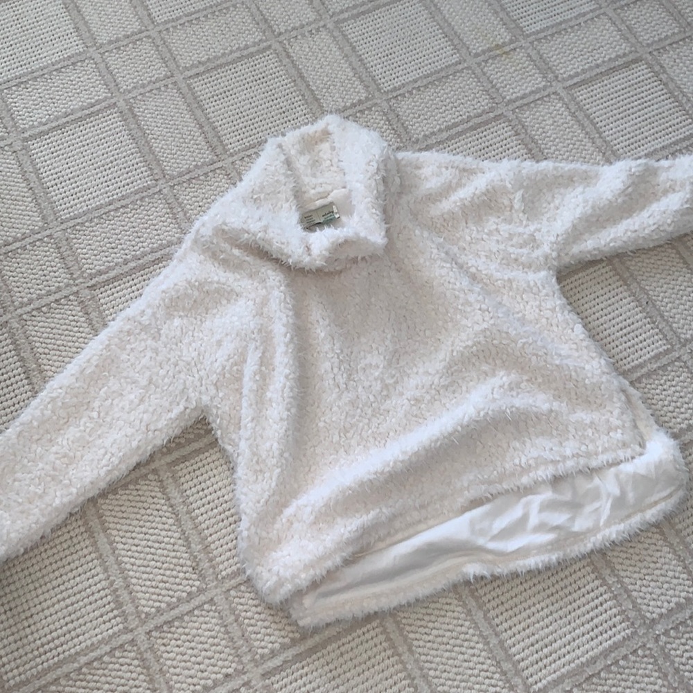 Anthropologie Sherpa cowl neck sweater